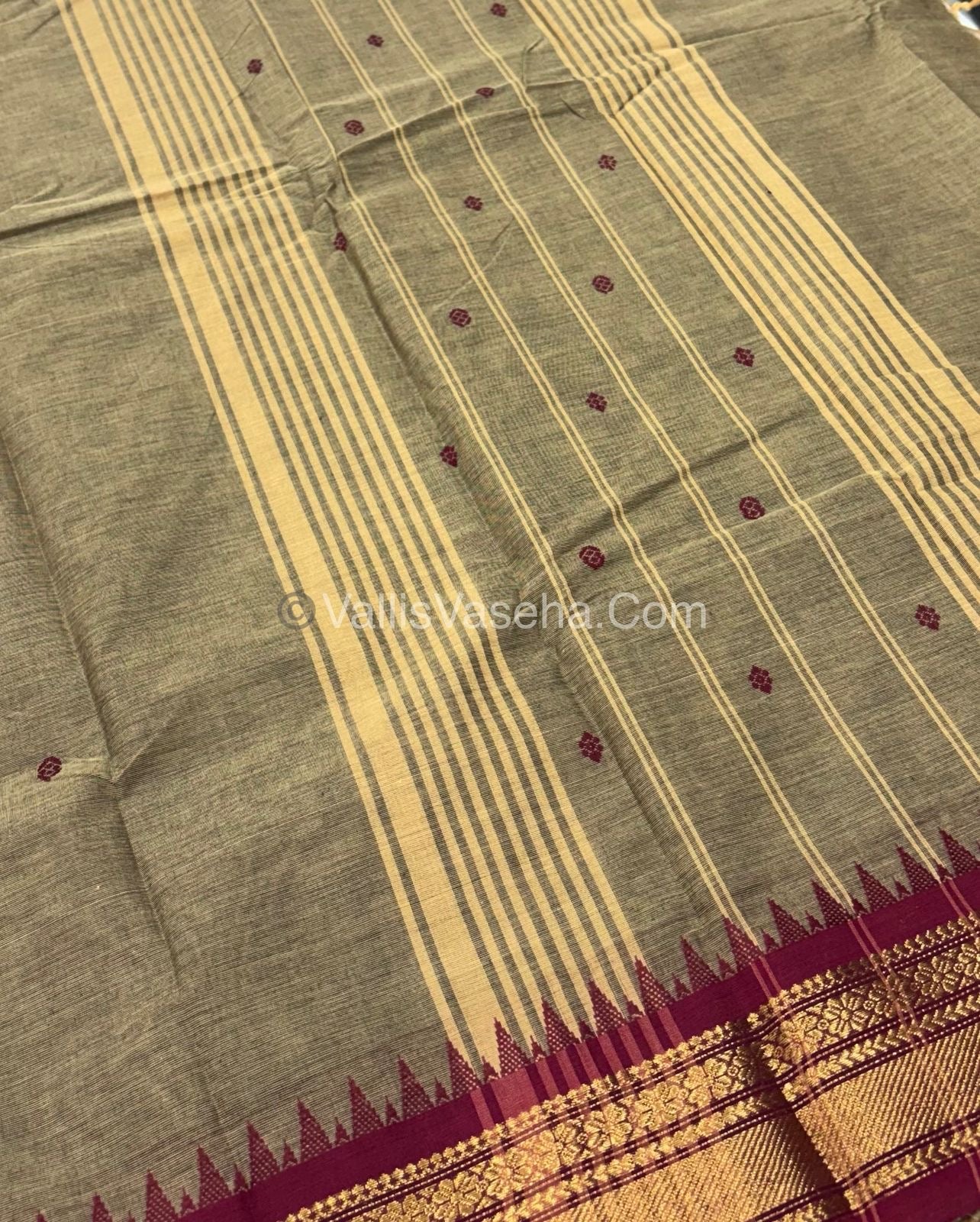 Kanchi Cotton Saree - VVKCS017