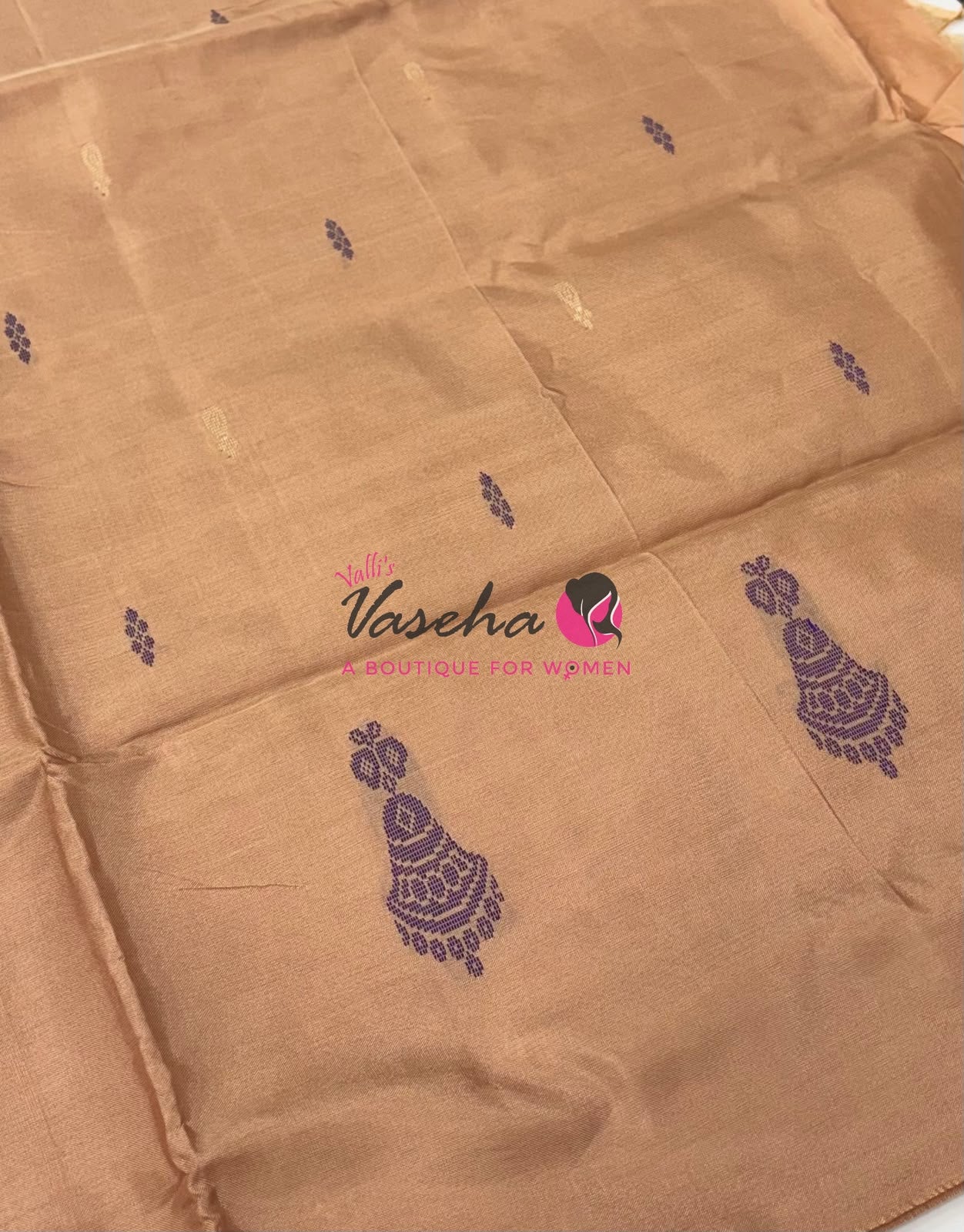 Vazhai Pattu Saree / Banana Pith - With Blouse - VVVPS002