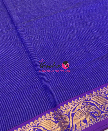 9 Yards |Semi Silk Cotton Saree | Vairavoosi  Design | VV9YSS001