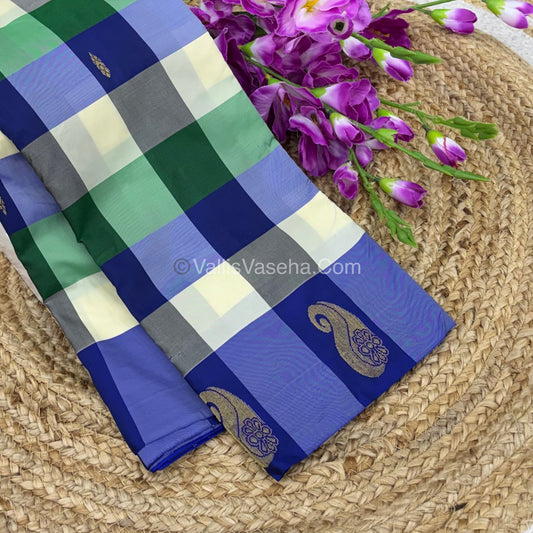 Pazhum Palamum checks - Semi Silk Sarees - VVSSS003