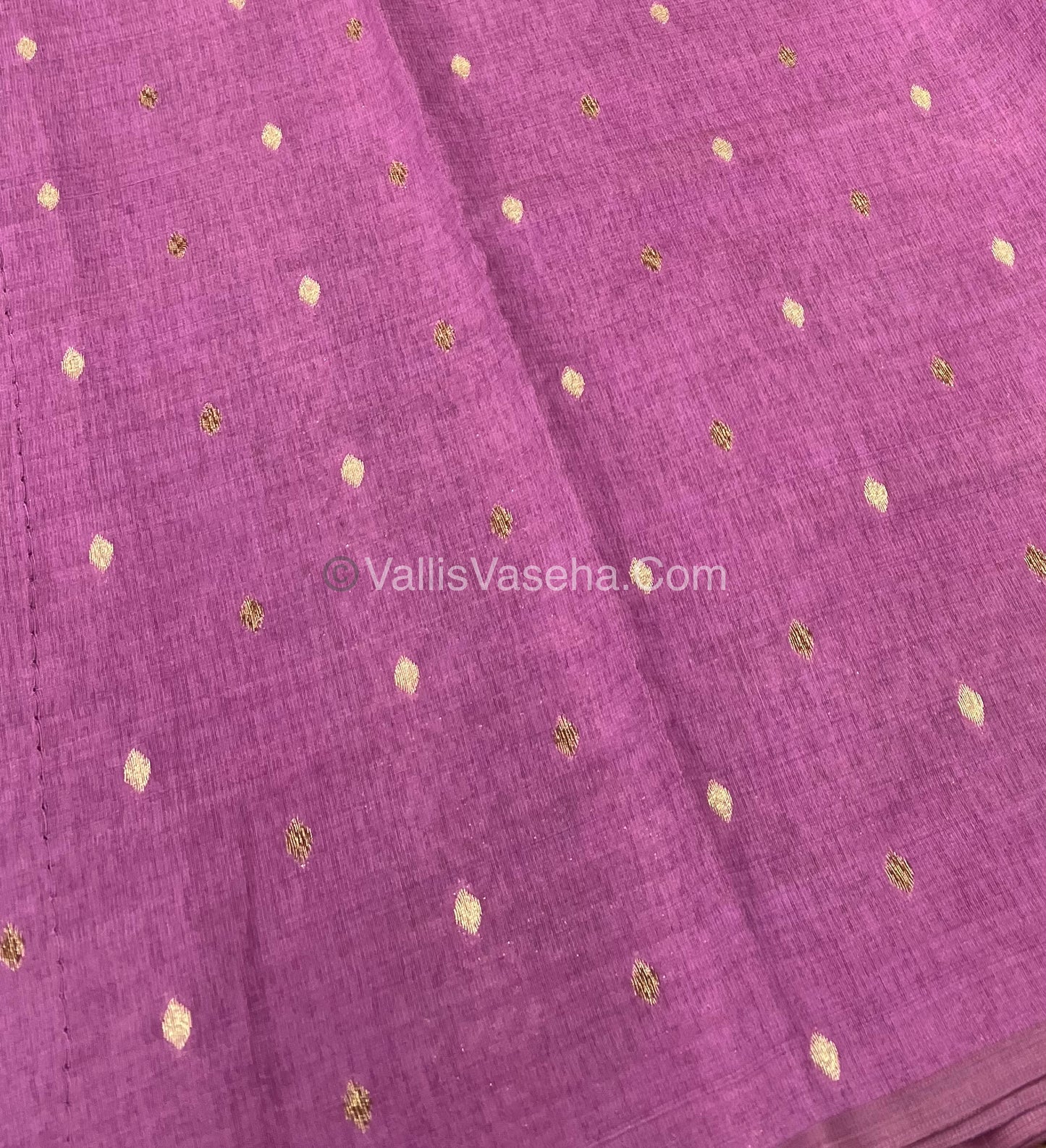 Cherry Tussar - Semi Tussar Silk - Onion Pink Shade - VVSTS009