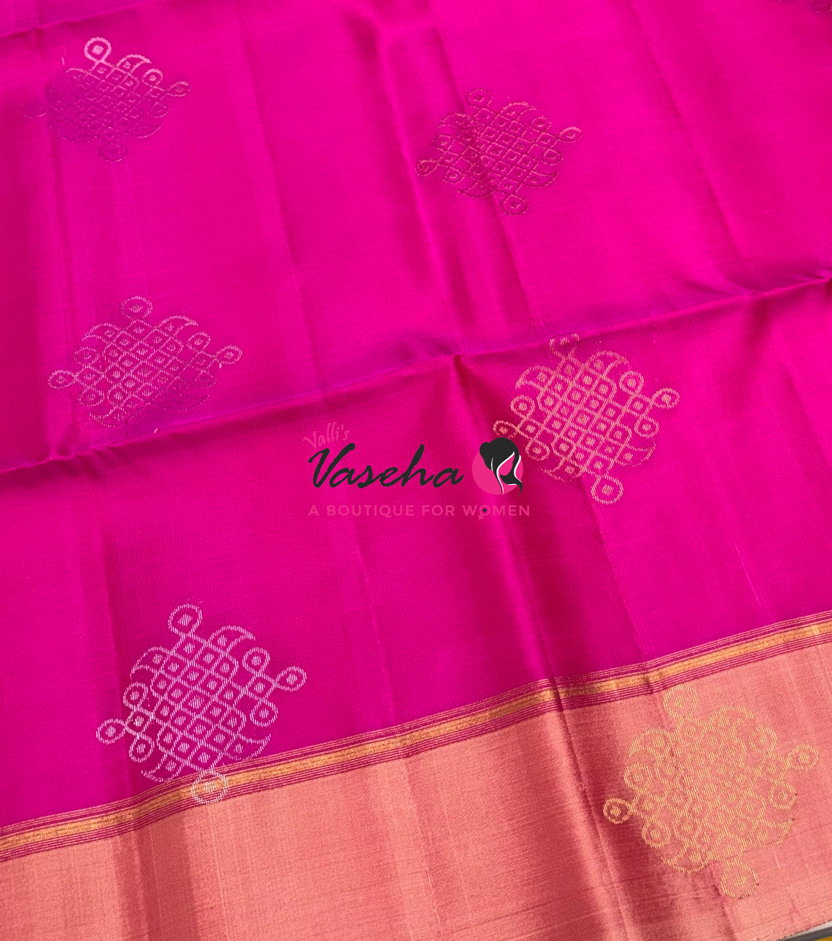 Half Mix - Pure Soft Silk Saree - Kolam Design - VVPSS158