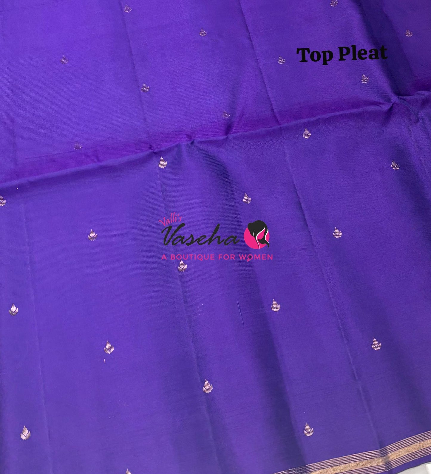 Pure Soft Silk Saree - Partly Pallu -  Half & Half Saree - VVPSS088