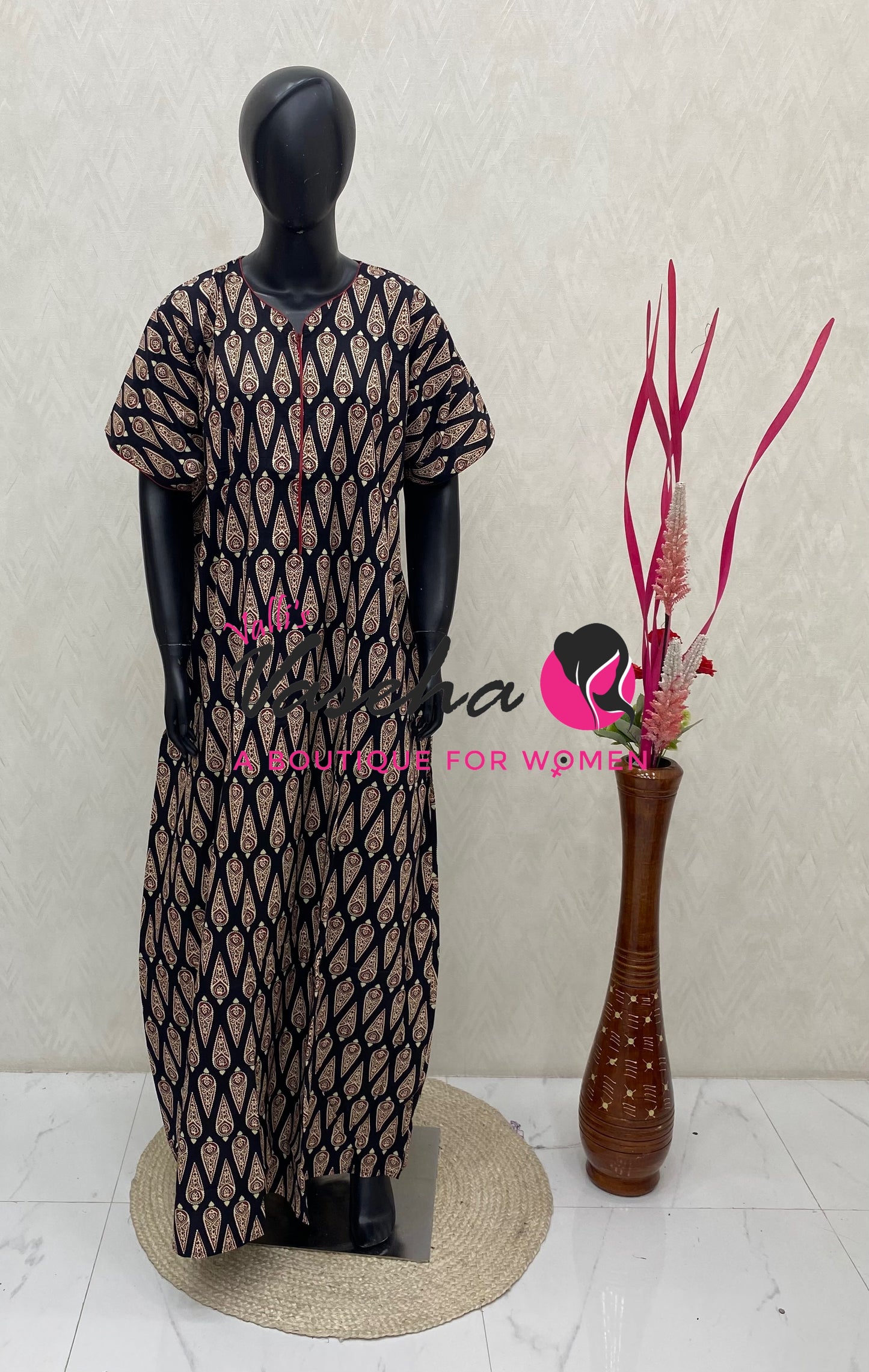 XXL Size - Nighties - Zip Nighties - VVJN001