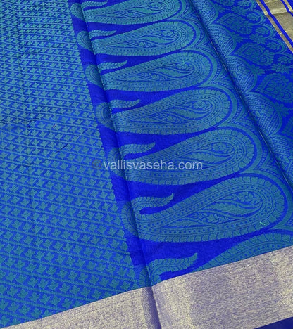 Banarasi - Kora Tanchoi - Semi Soft Silk Saree - VVKTS001