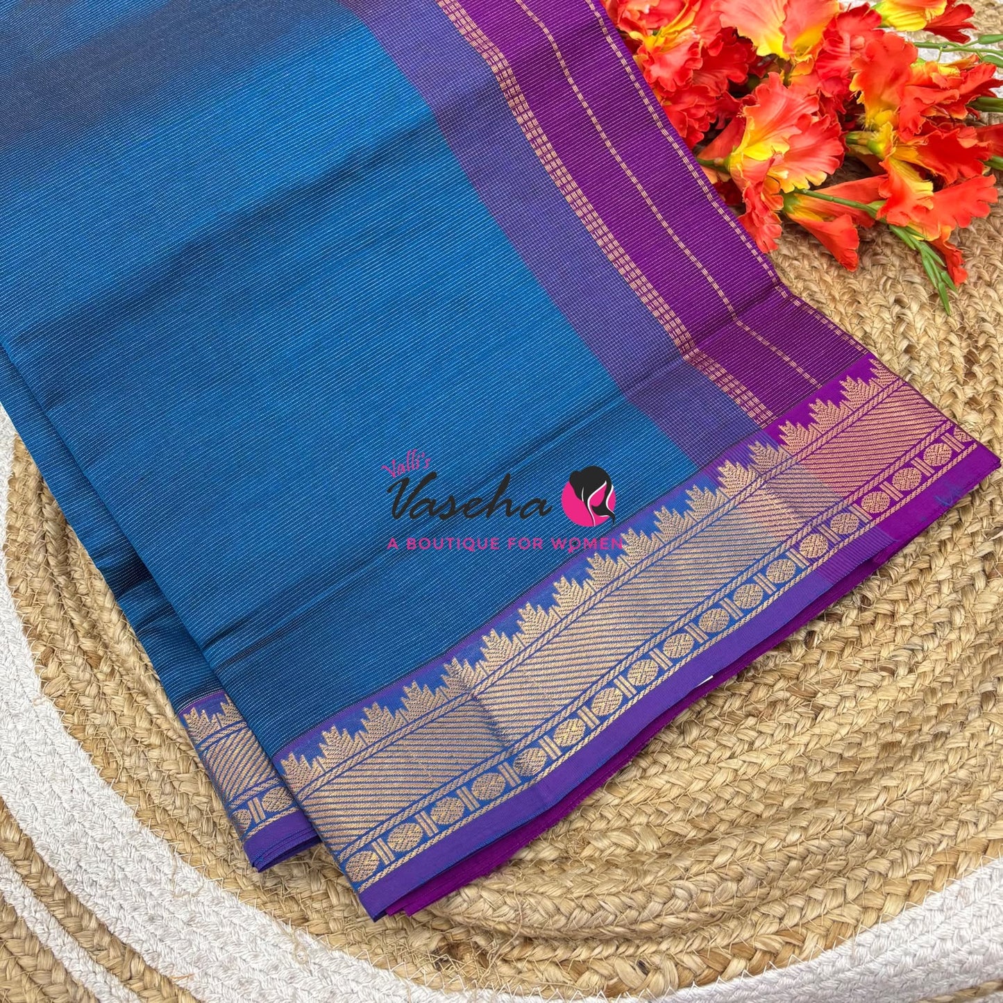 Semi Silk Cotton Saree | Vairavoosi  Design |VVSSC017