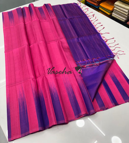 Pure Soft Silk Saree /Jute Duppion Silk - VVPJS001
