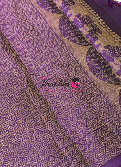 Half Mix - Pure Soft Silk Saree - VVPSS104
