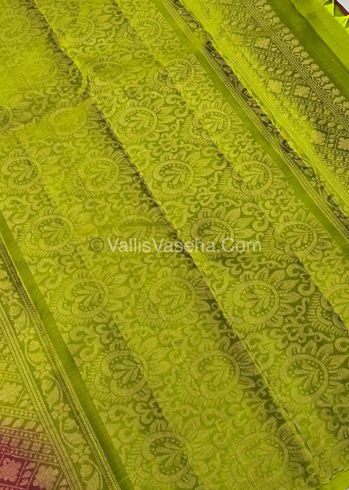 Half Mix - Pure Soft Silk Saree - VVPSS030