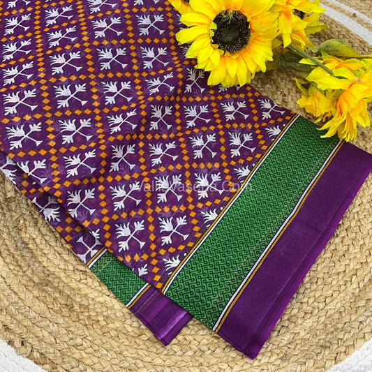 Pure Cotton Voile Saree | VVPVS001