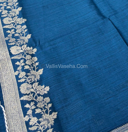 Banarasi - Heritage Silk - Semi Kathan Silk -  Blue Shade - VVBHS008