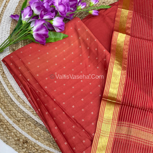50% less - Offer Unstitched Material - semi silk Material - VVDUM001