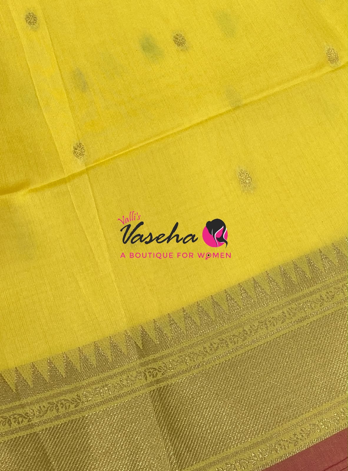 Semi Raw silk - Yellow Shade - VVRS010