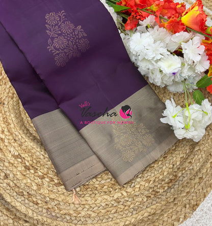 Half Mix - Pure Soft Silk Saree - VVPSS083