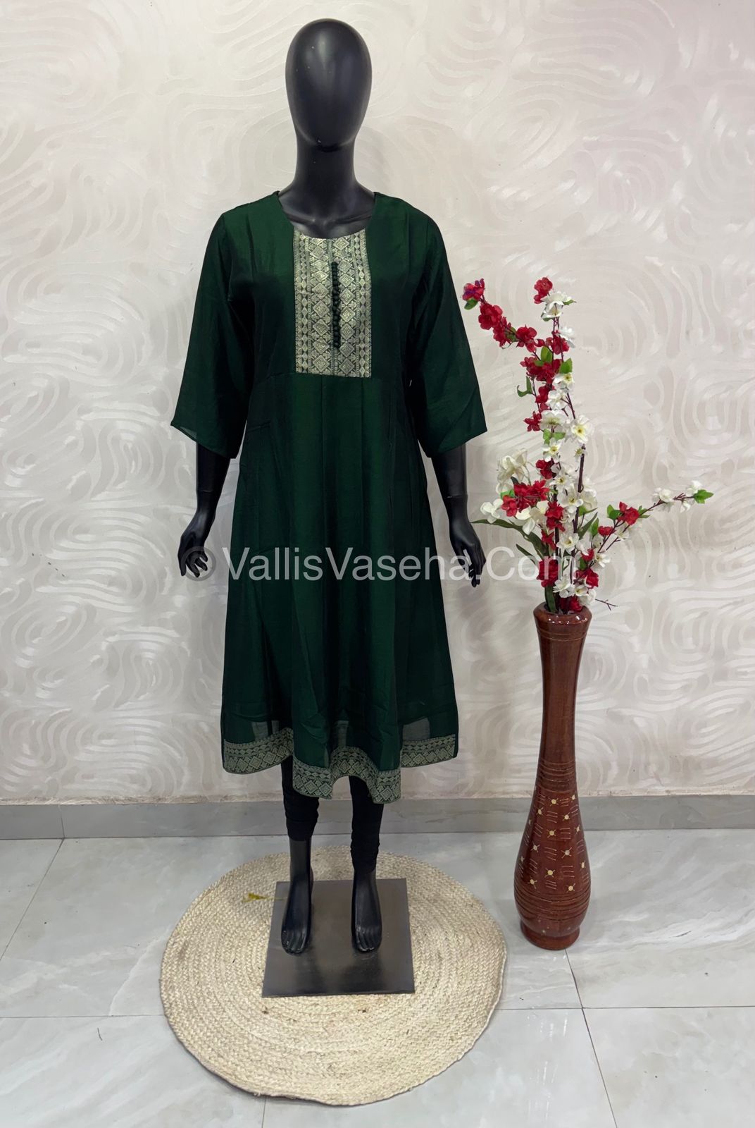 Ready Made - Anarkali - Vichitra Silk -   VVRAK001