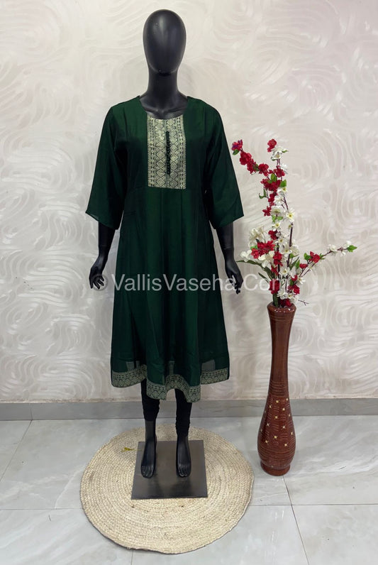 Ready Made - Anarkali - Vichitra Silk -   VVRAK001