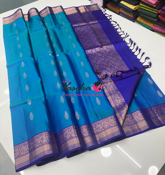 Pure Soft Silk Saree - Kanchi Border - VVPSS033
