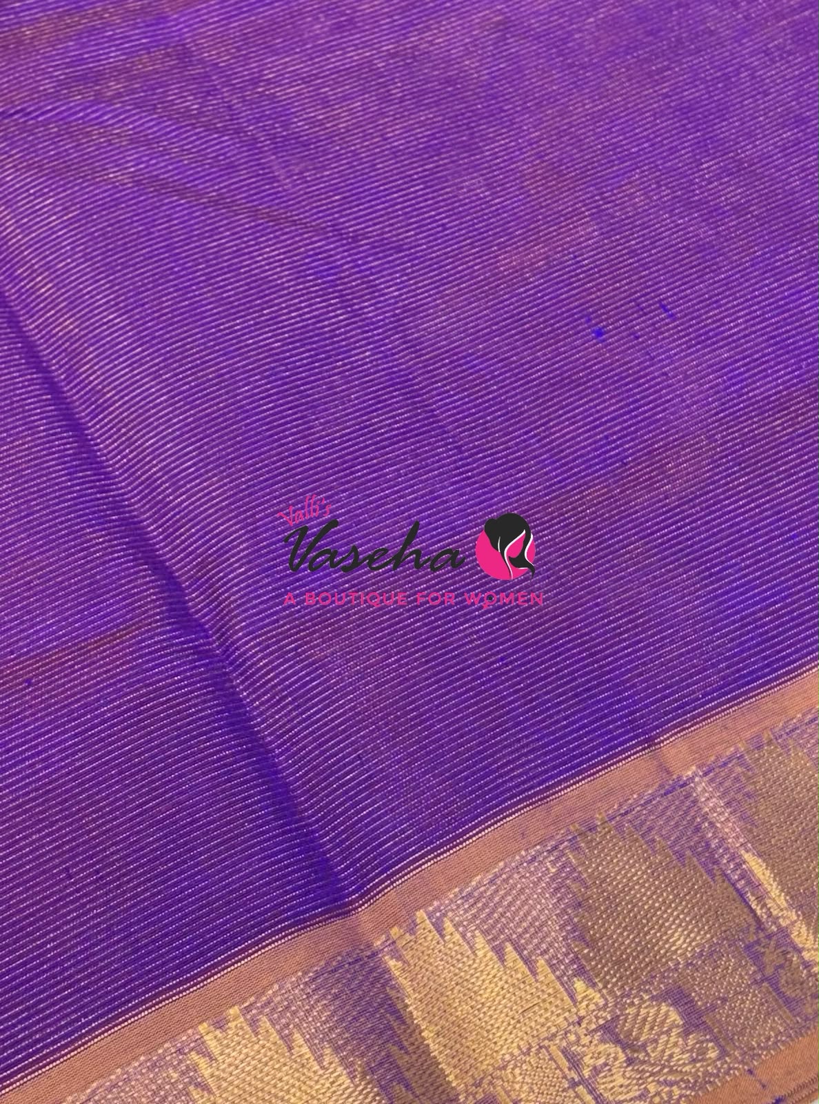 Pure Silk Cotton Saree - Vairavoosi Design - VVSCV005