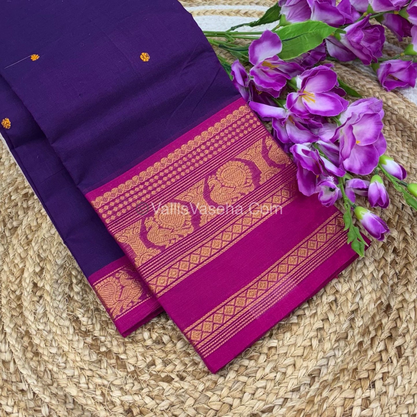 Kanchi Cotton Saree - VVKCS012