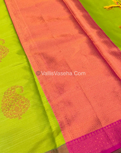 50% less - Offer Saree - Semi Soft  Silk Saree - VVDS005