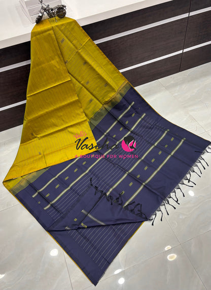 Vazhai Pattu Saree / Banana Pith - With Blouse - VVVPS003