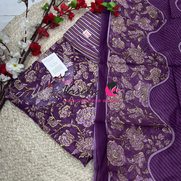 Ready Made - Salwar, Kameez & Duppatta(3pc) - Printed - VVRBS007