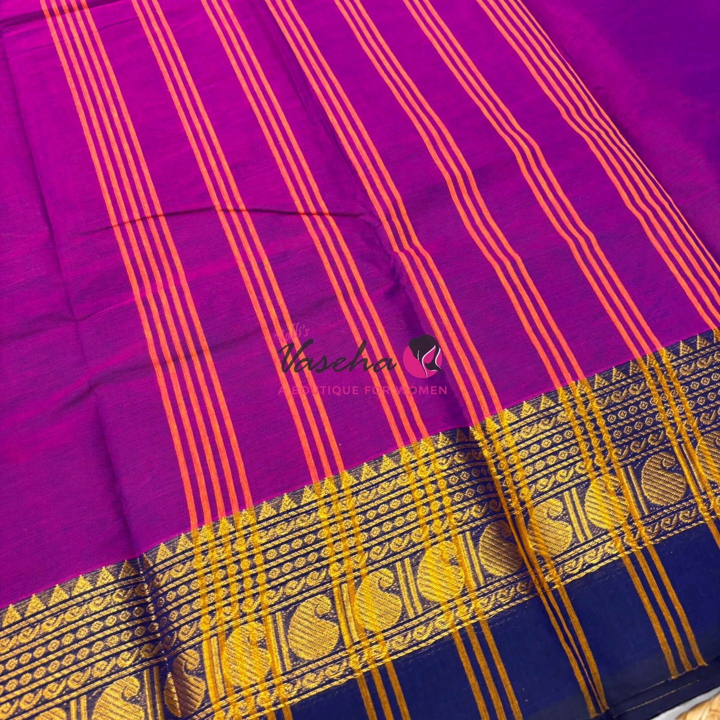 Kanchi Cotton Saree - VVKCS019