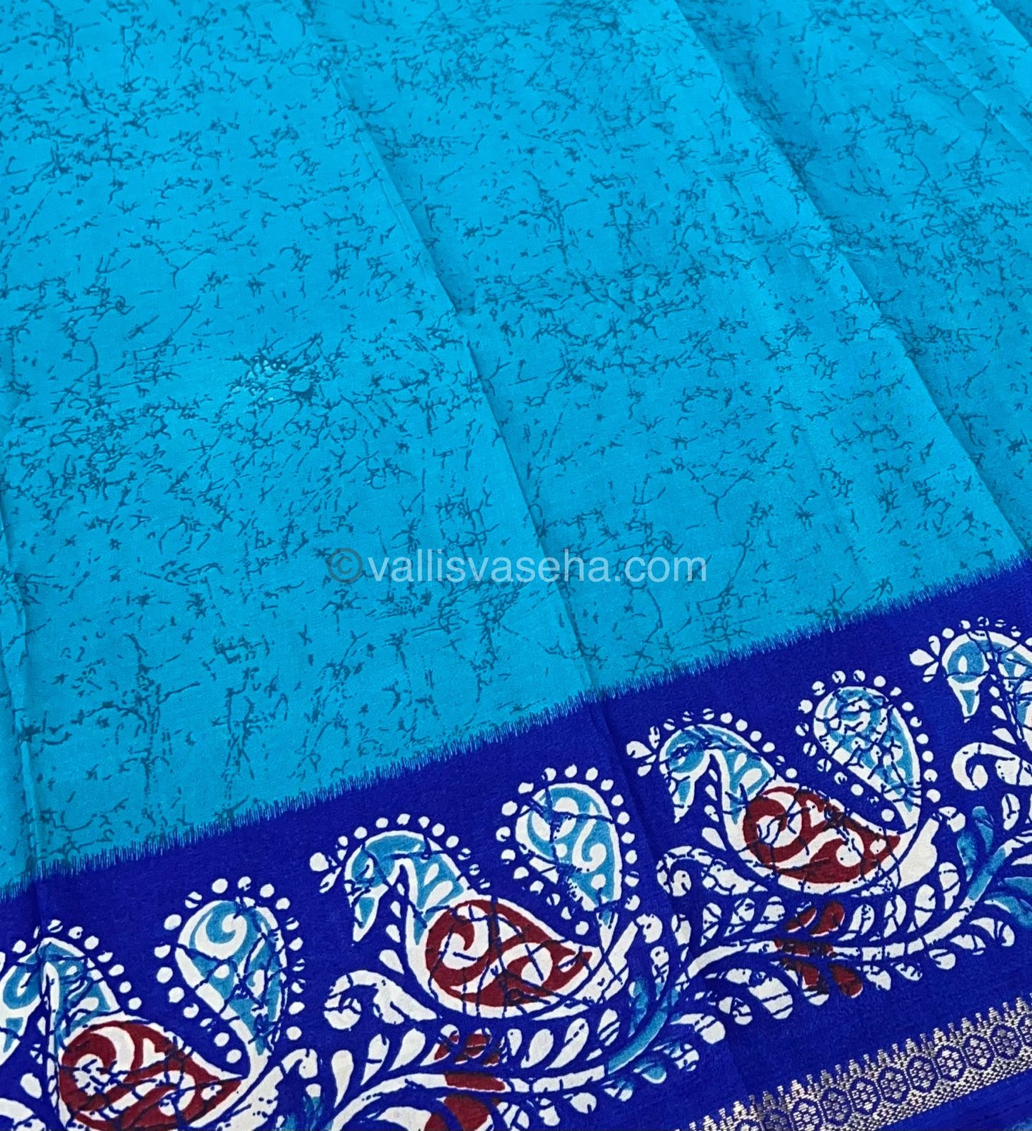 Budget Friendly Sarees - Casual Wear Sarees - Crackle Silk - VVCS001