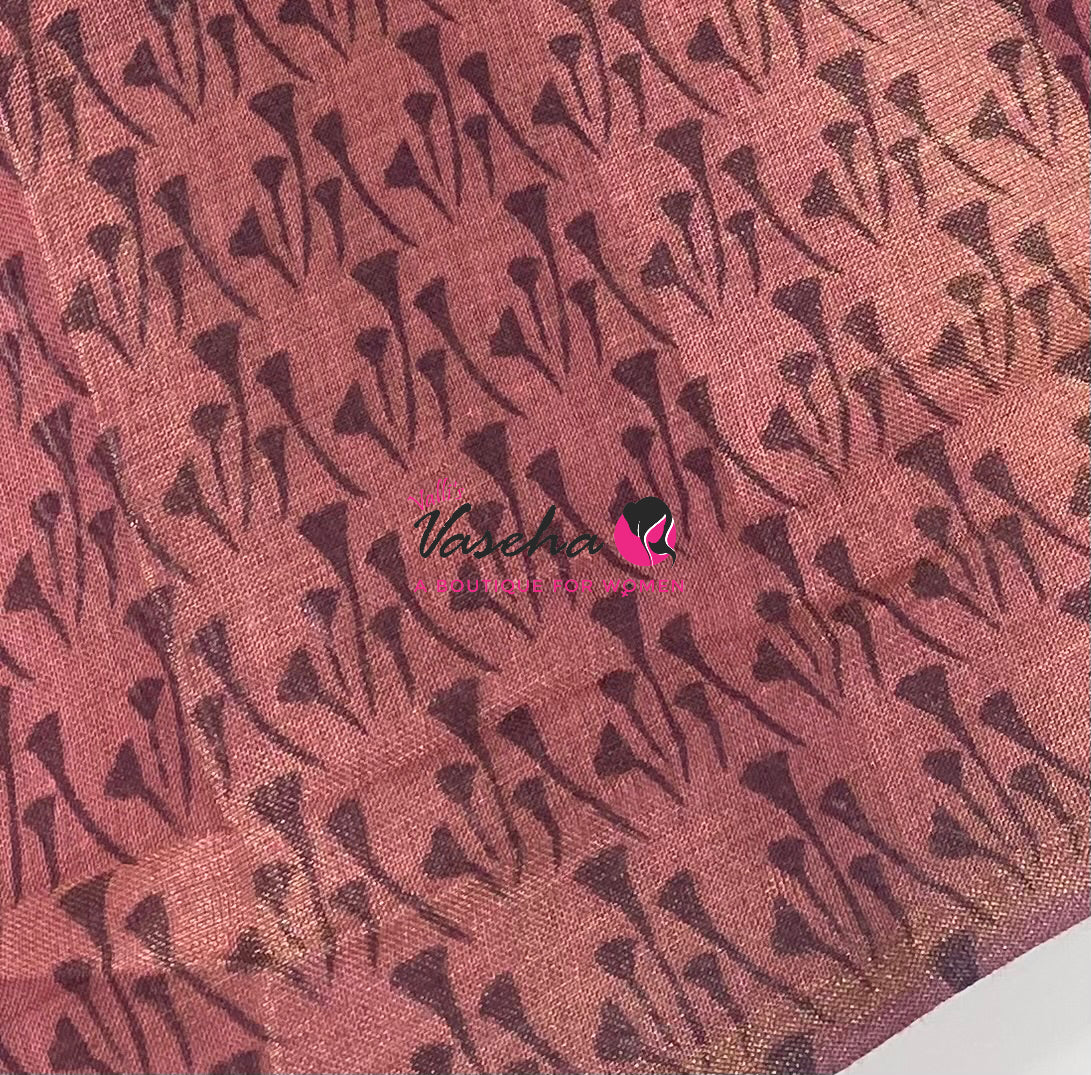 Linen Tissue Saree - VVLTS010