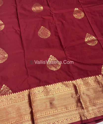 Half Mix - Pure Soft Silk Saree - VVPSS031