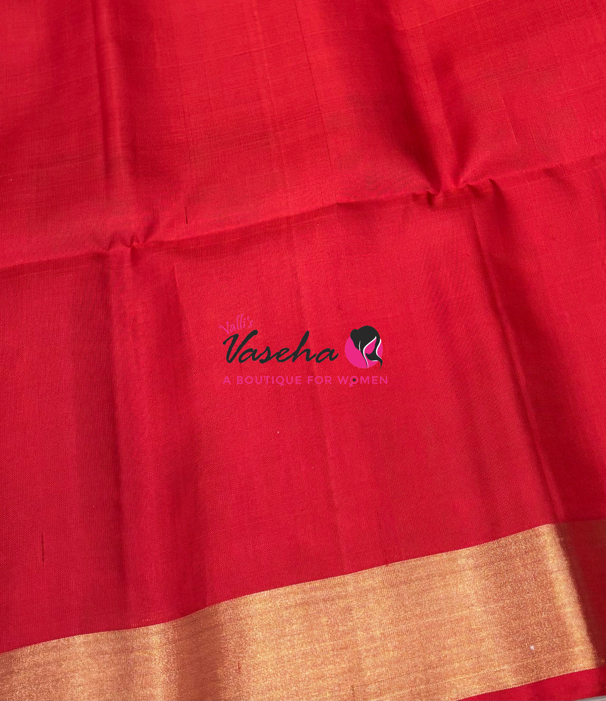 Pure Soft Silk Saree  - Pochampally Design - Light Green & Red Combo - VVPSS110