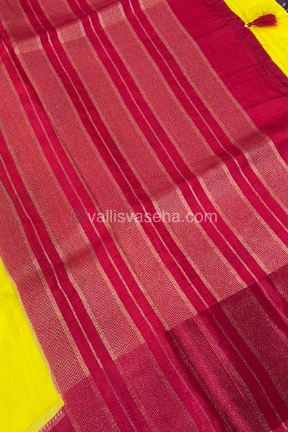 Russian Viscose - Premium Viscose Saree - Retta Petta Border- VVRVS002