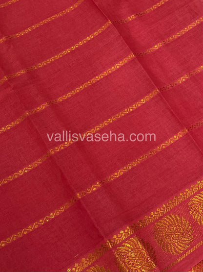 Sungudi Cotton Saree  - Kolam Print  - VVSKP002