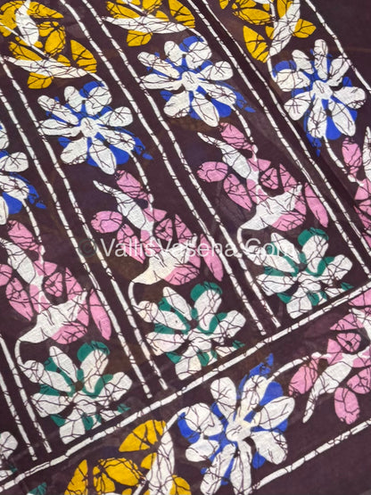 Pure Cotton Voile Saree | VVPVC001