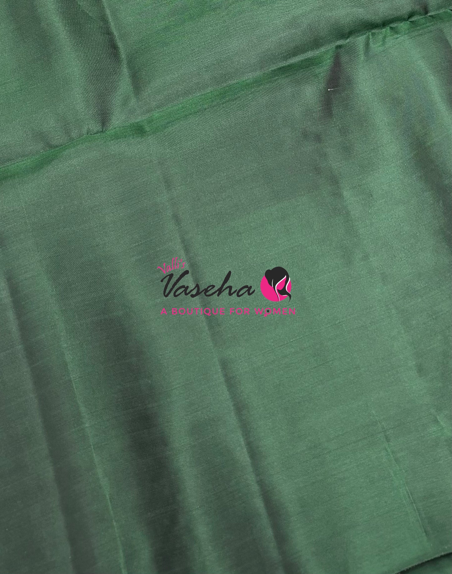 Pure Soft Silk Saree - Grey & Green  - VVPSS061