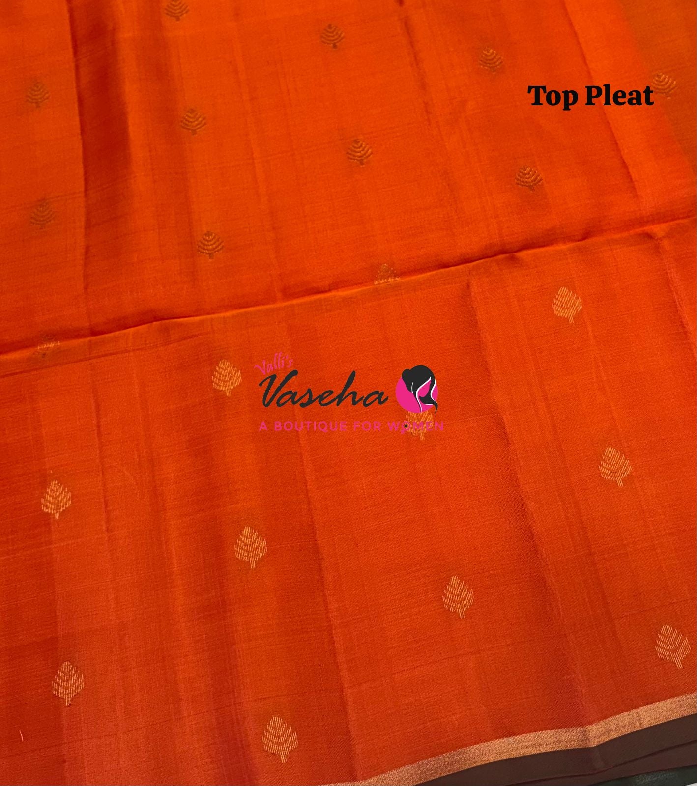 Pure Soft Silk Saree - Partly Pallu -  Half & Half Saree - VVPSS088