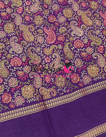 Casual Wear - Fancy Mixed Cotton - Purple Shade - VVFMC007