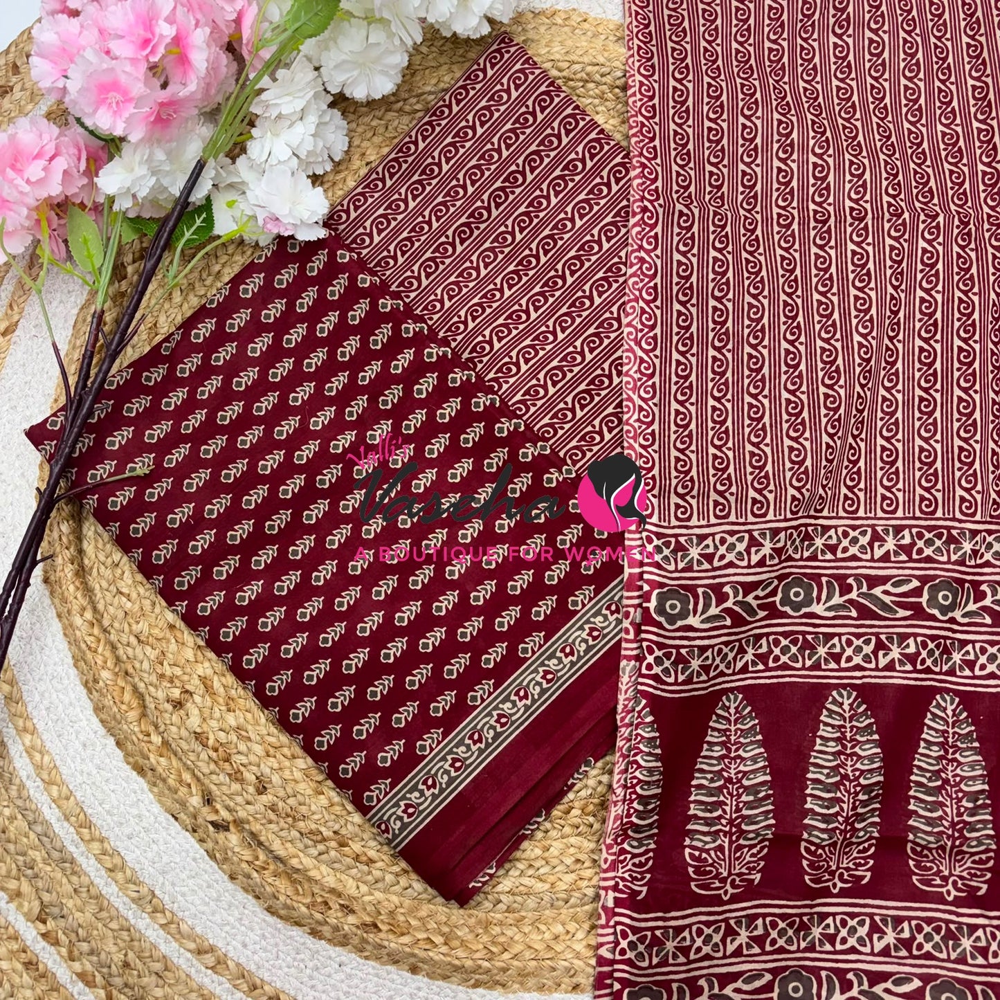 Pure Mul Mul Cotton | Unstitched Material | VVUSM079