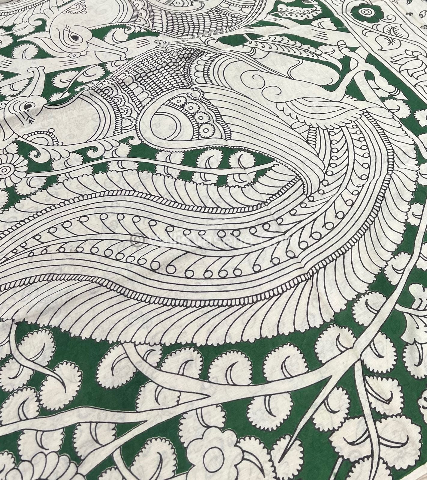Pure Kalamkari Cotton Saree - VVPKC002
