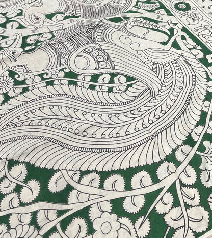 Pure Kalamkari Cotton Saree - VVPKC002