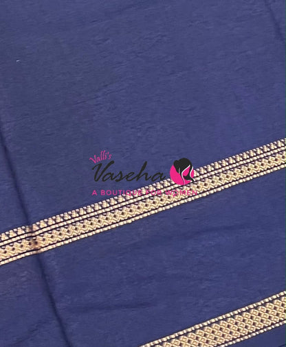 Casual Wear - Fancy Mixed Cotton - Navy Blue Shade - VVFMC007