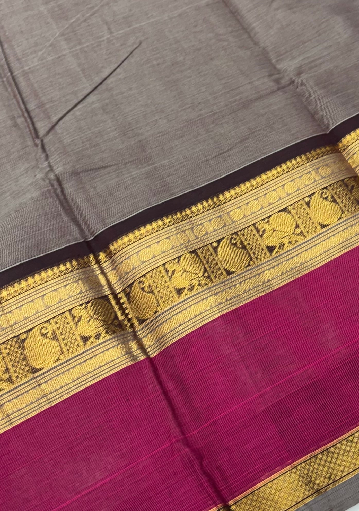 Kanchi Cotton Saree - VVKCS025