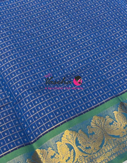 Semi Silk Cotton Saree | Lakshadeepam |VVSSC009