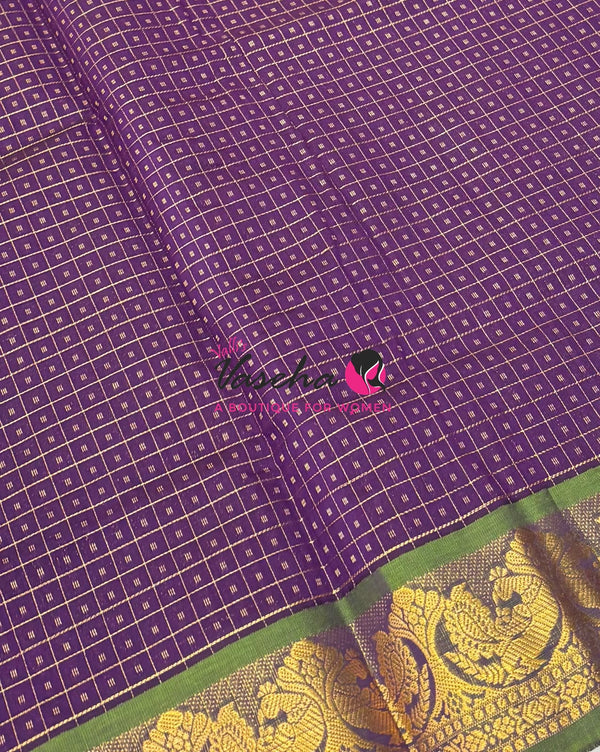 Semi Silk Cotton Saree Lakshadeepam Shade |VVSSC009