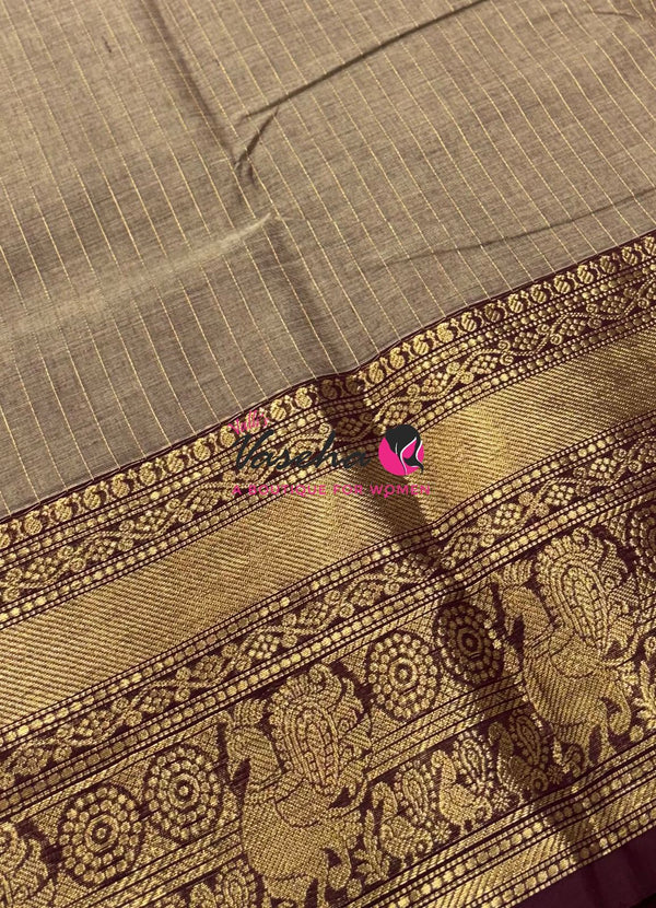 Premium - Kanchi Cotton Saree - VVKCS020