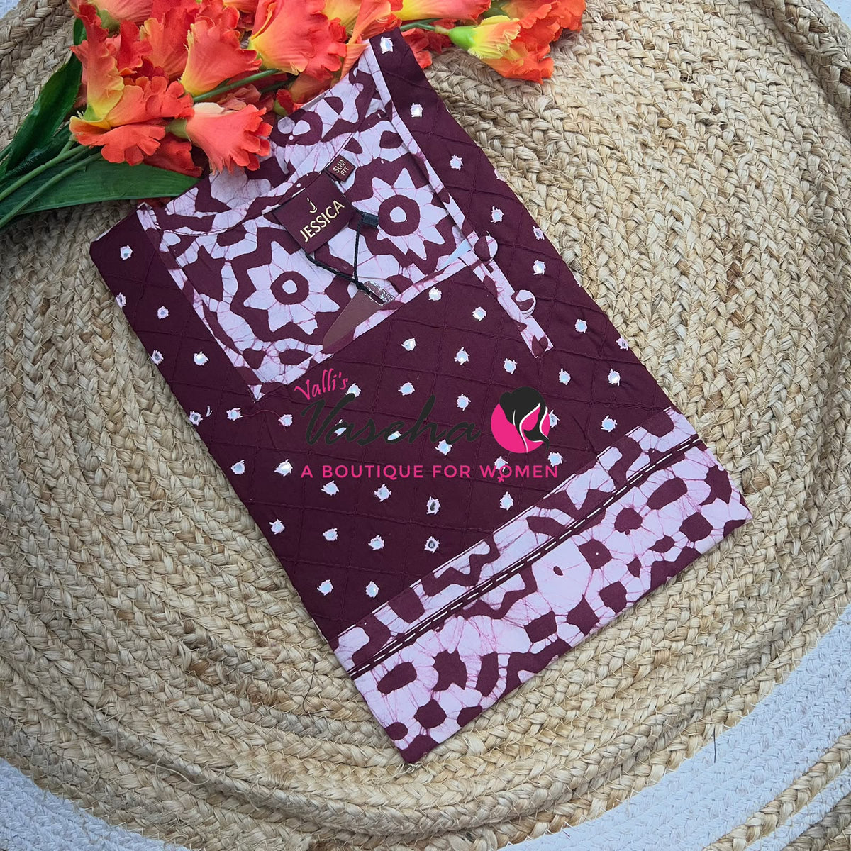 Slim Fit  - Nighties - Batick Print - VVJN001