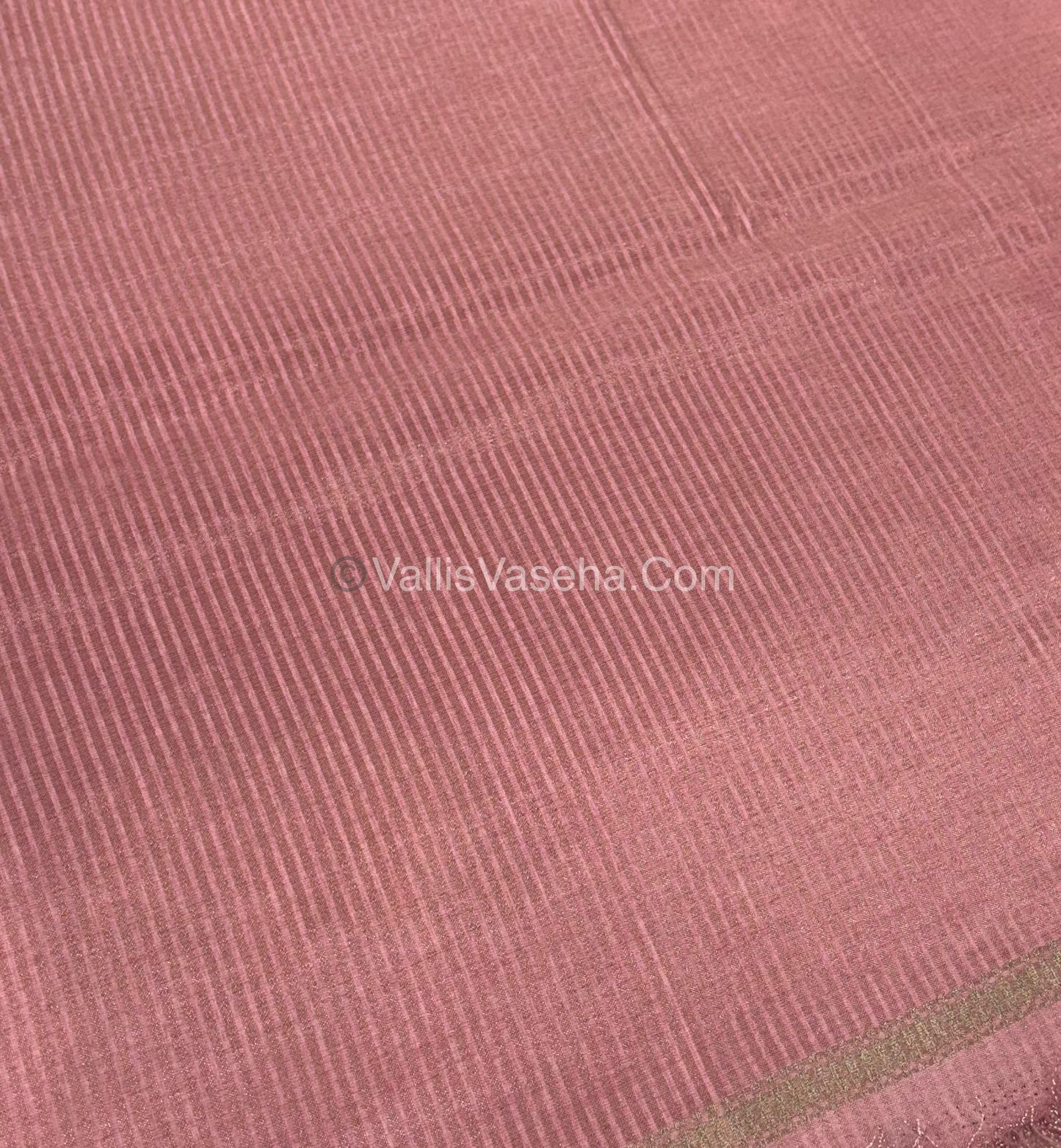 Semi Tussar Silk  - Pink Shade - VVSTS042