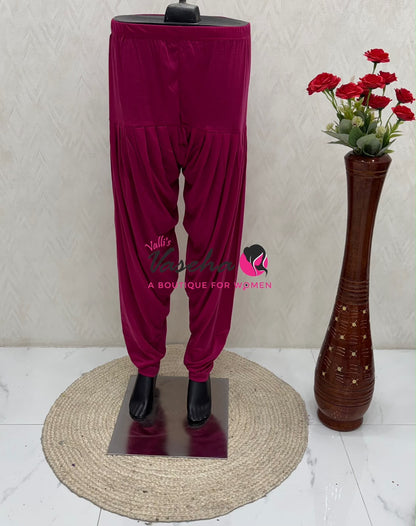 Semi Patiyala - Rani Pink Shade - VVSP001