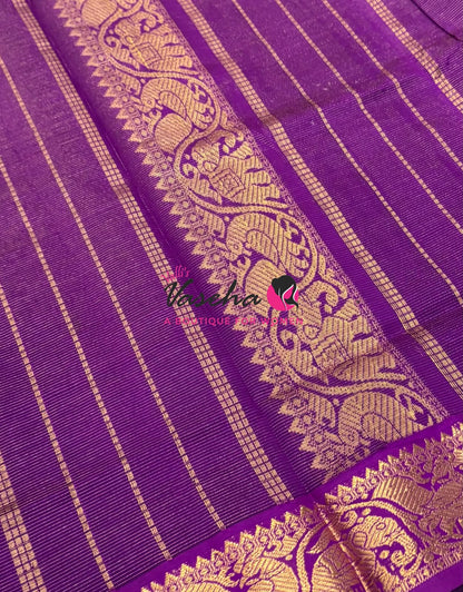 Semi Silk Cotton Saree | Vairavoosi  Design |VVSSC017