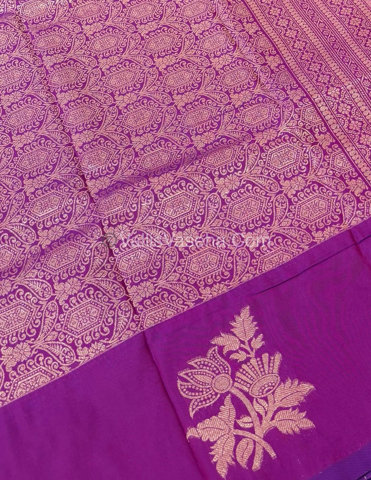 Semi Soft Silk - Purplish Pink Shade -VVSSS019